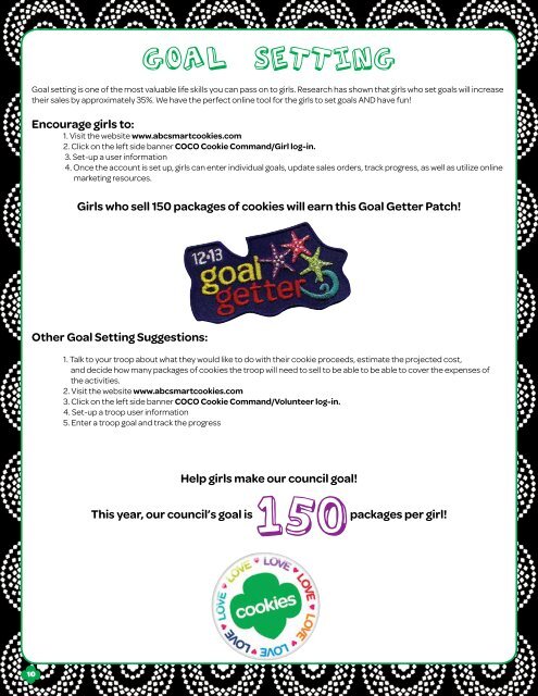 Troop Cookie Coordinator Guide 2013 - Girl Scouts of Central Illinois