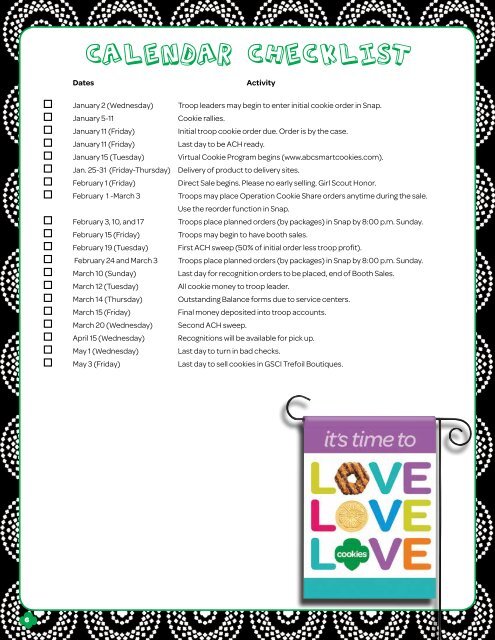 Troop Cookie Coordinator Guide 2013 - Girl Scouts of Central Illinois