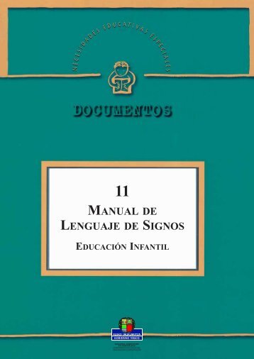 Manual de Lenguaje de Signos. Educación Infantil - Departamento ...