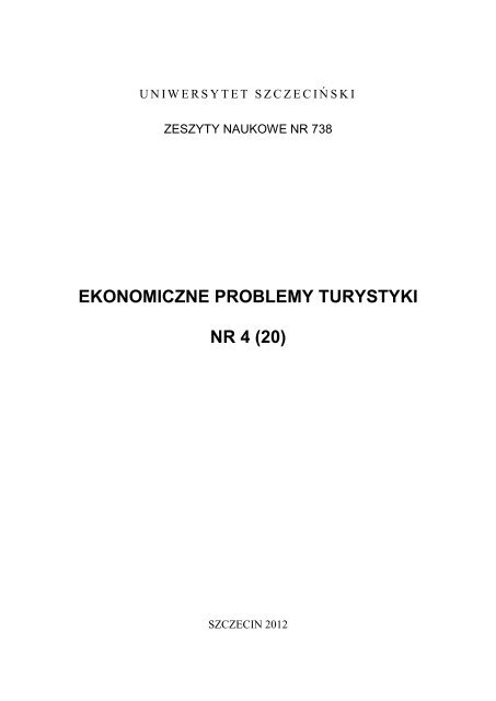 Zeszyt naukowy - WydziaÅ ZarzÄdzania i Ekonomiki UsÅug