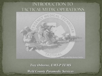 the tactical medic proposal for the development of a ... - NCRETAC