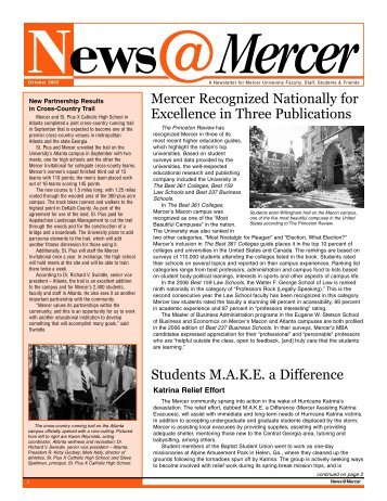 News@Mercer - Mercer University