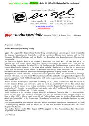 gpp â motorsport-info - gerd plietsch presse