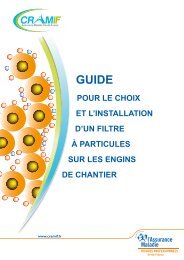 DTE 222 Guide pour le choix et l'installation d'un filtre Ã  ... - Cramif