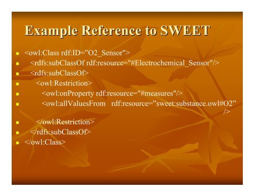 Semantic Web for Earth and Environmental Terminology (SWEET)