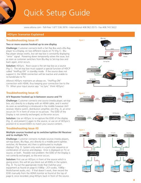 Atlona HDMI Troubleshooting Guide