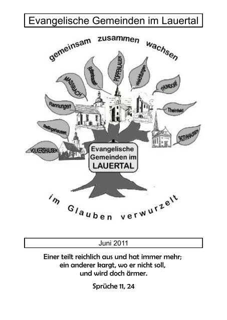 Evangelische Gemeinden im Lauertal - Evangelisch-Lutherische ...