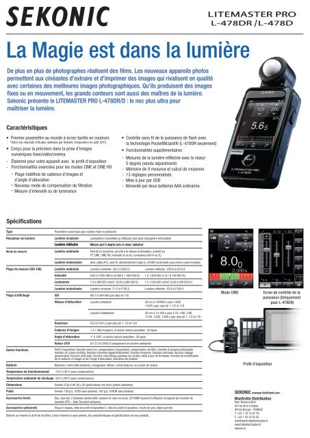 sekonic L478 flyer FR (no c&b) - Kelvin-pro