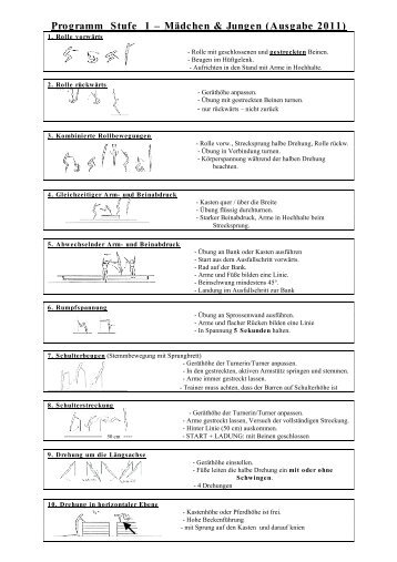 Programm Turnabzeichen