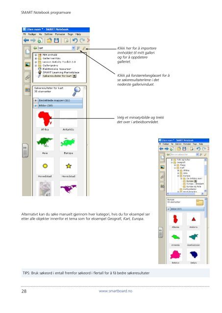 Brukerveiledning - smartboard