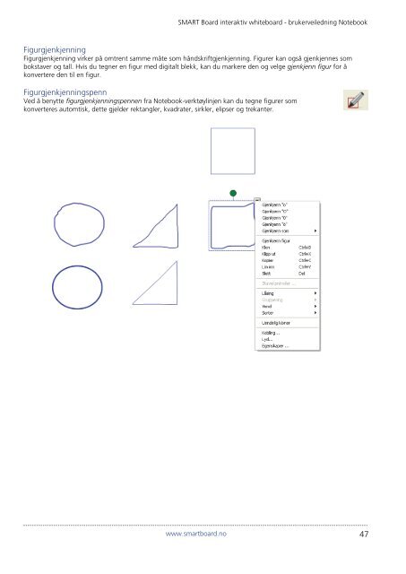 Brukerveiledning - smartboard