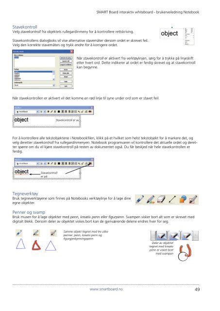 Brukerveiledning - smartboard