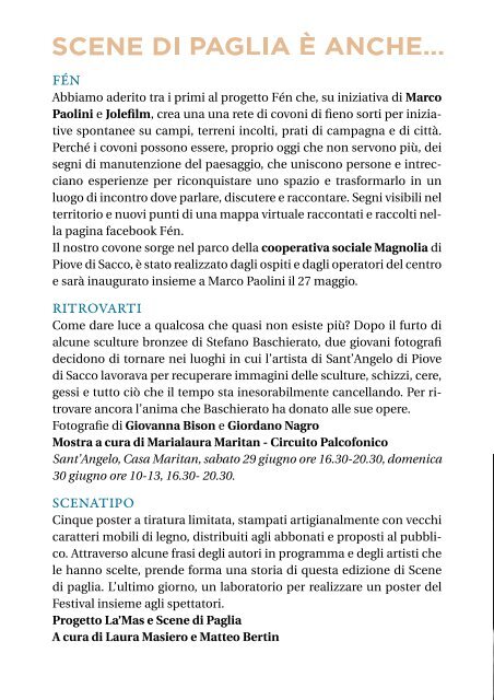 Programma completo - Provincia di Padova