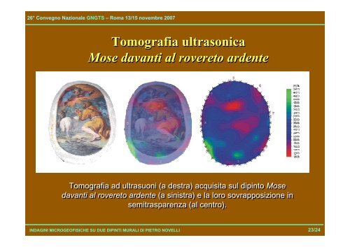 INDAGINI MICROGEOFISICHE SU DUE DIPINTI MURALI DI ... - Ogs