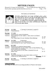 MITTEILUNGEN - Gemeinde St. Georgen bei Grieskirchen