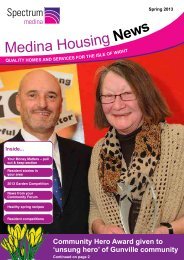 Medina News - Spectrum Housing Group