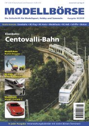 Centovalli-Bahn - Modellbörse