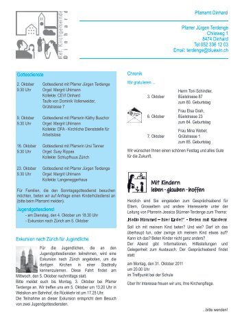 reformiert.dinhard 18/11 vom 30.09.2011.pdf - Kirche Dinhard