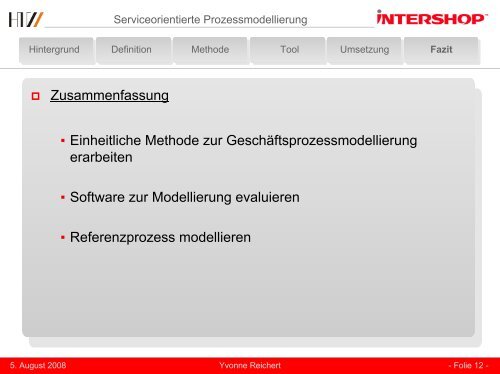 Serviceorientierte Prozessmodellierung