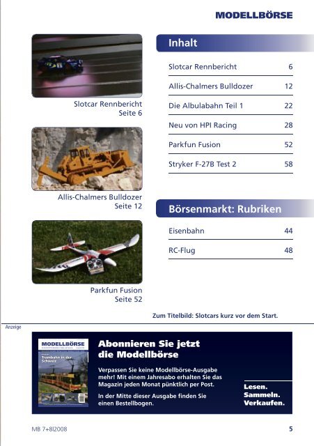 Rennbericht Säntis-Slot - Modellbörse