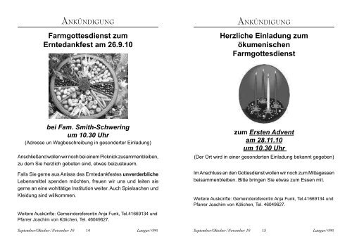 Ökum. Gemeindebrief (Nr.04, Sept. - Nov. 2010) - Deutschsprachige ...