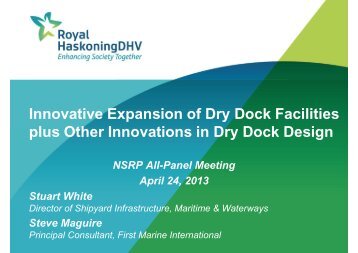 Innovative Drydock Expansions - NSRP