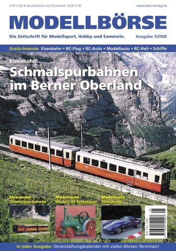 Schmalspurbahnen im Berner Oberland - Modellbörse