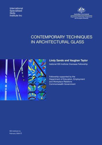 contemporary techniques in architectural glass - International ...