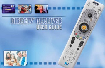 DIRECTV® Receiver User Guide (D11) - DBSInstall.com