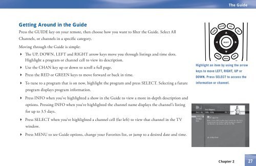 DIRECTV® Receiver User Guide (D11) - DBSInstall.com