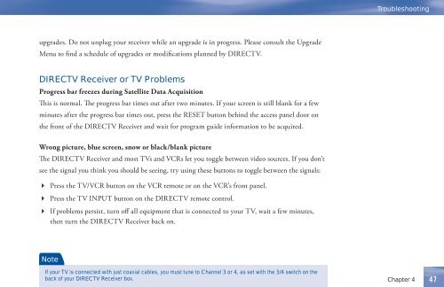 DIRECTV® Receiver User Guide (D11) - DBSInstall.com