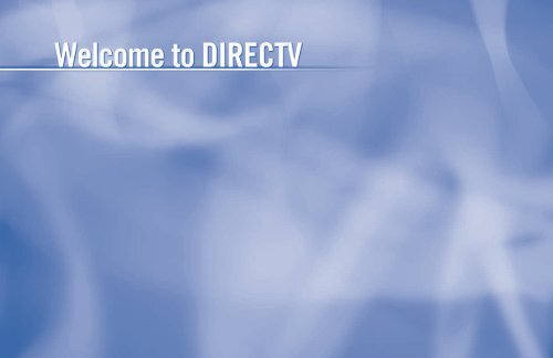 DIRECTV® Receiver User Guide (D11) - DBSInstall.com