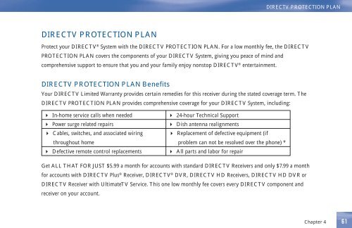 DIRECTV® Receiver User Guide (D11) - DBSInstall.com