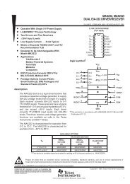 MAX232, MAX232I DUAL EIA-232 DRIVER/RECEIVER