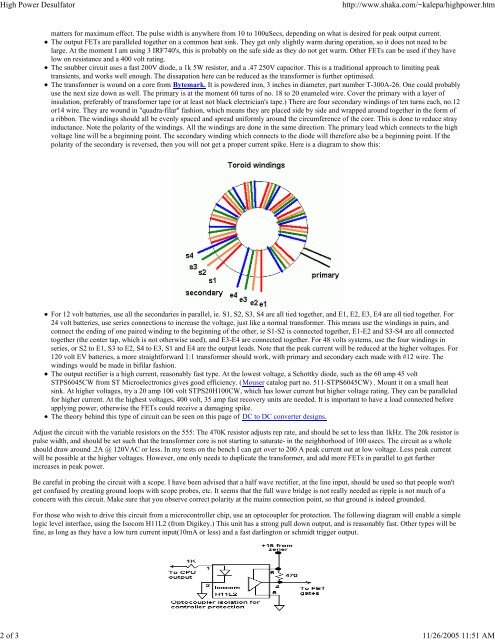 High Power Desulfator.pdf - AeroElectric Connection
