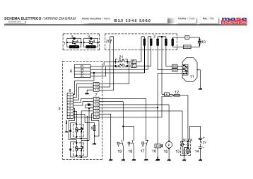 schema elettrico / wiring diagram is 2.5 3.5-4.0 5.0-6.0 1 4 4 3 3 20 ...