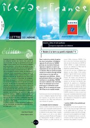 lettre nÂ°12 - Ademe Ile de France