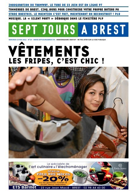 LES FRIPES, C'EST CHIC ! - Sept jours Ã Brest