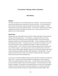 The utilization of Moringa oleifera in Zimbabwe - Journal of ...