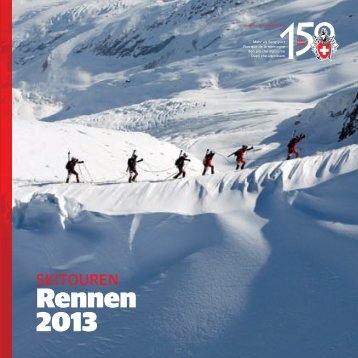 Booklet Skitouren Rennen 2013 - SAC