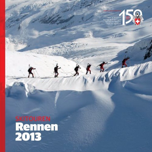 Booklet Skitouren Rennen 2013 - SAC