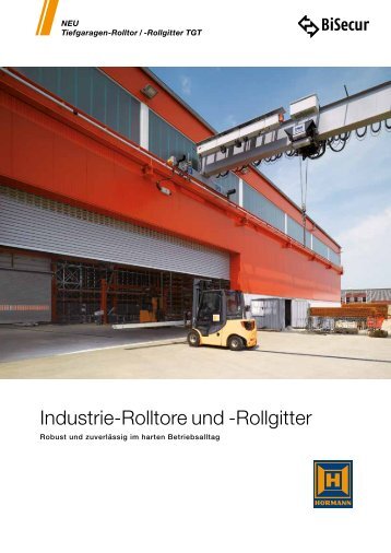 Industrie-Rolltore und Rollgitter als PDF - HÃ¶rmann KG