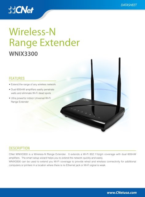 WNIX3300 Datasheets - CNet