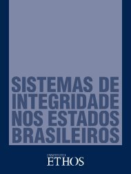 Sistema de Integridade nos Estados Brasileiros - Instituto Ethos