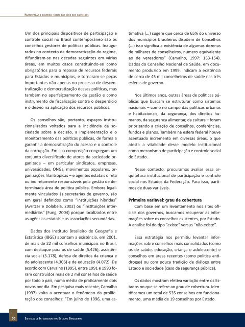 Sistema de Integridade nos Estados Brasileiros - Instituto Ethos