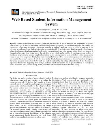 web based information system effectiveness Information system: individuals rely on information systems, generally internet-based, for conducting much of their personal lives: such systems can be more effective in the development and delivery of the firm's products and can be evaluated more closely with respect to the business. web based information system effectiveness Information system: individuals rely on information systems, generally internet-based, for conducting much of their personal lives: such systems can be more effective in the development and delivery of the firm's products and can be evaluated more closely with respect to the business.