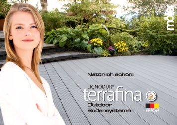 LIGNODUR® terrafina Bodendielensystem - MÖLLER GmbH & Co KG