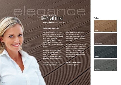 LIGNODUR® terrafina Bodendielensystem - MÖLLER GmbH & Co KG