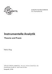 Instrumentelle Analytik - Europa-Lehrmittel