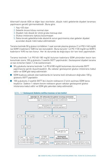 Diabetes mellitus ve komplikasyonlarÄ±nÄ±n tanÄ±,tedavi ve izlem ...